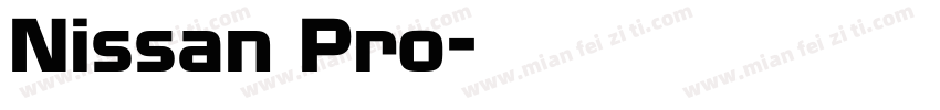 Nissan Pro字体转换